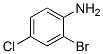 2-Bromo-4-chloroaniline Struktur