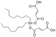 4,4'-[(Dioctylstannylene)bis(oxy)]bis(4-oxo-2-butenoic acid) Struktur