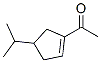 Ethanone, 1-[4-(1-methylethyl)-1-cyclopenten-1-yl]- (9CI) Struktur