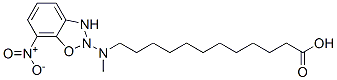 12-(N-METHYL-N-(7-NITROBENZ-2-OXA-1,3-DIAZOL-4-YL) AMINODODECANOIC ACID Struktur