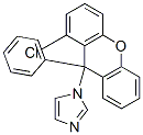 1H-Imidazole, 1-(1-chloro-9-phenyl-9H-xanthen-9-yl)- Struktur