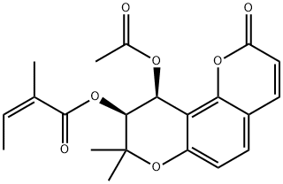 (+)-白花前胡甲素 結(jié)構式