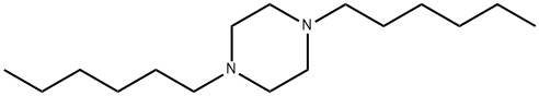 1,4-dihexylpiperazine Struktur