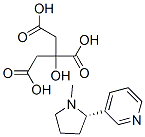 (S)-nicotine citrate Struktur