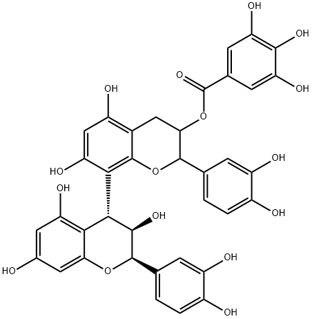 PROCYANIDINB23'O-GALLATE Struktur