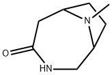 9-METHYL-3,9-DIAZABICYCLO[4.2.1]NONAN-4-ONE Struktur