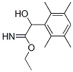 Benzeneethanimidic  acid,  -alpha--hydroxy-2,3,5,6-tetramethyl-,  ethyl  ester  (9CI) Struktur