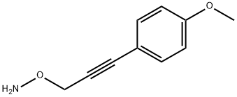 Hydroxylamine, O-[3-(4-methoxyphenyl)-2-propynyl]- (9CI) Struktur