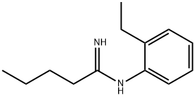 Pentanimidamide, N-(2-ethylphenyl)- (9CI) Struktur