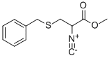 2-ISOCYANO-3-(BENZYLTHIO)PROPIONIC ACID METHYL ESTER Struktur