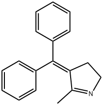 3-BENZHYDRYLIDENE-2-METHYL-1-PYRROLINE Struktur