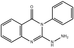 2,4(1H,3H)-Quinazolinedione, 3-phenyl-, 2-hydrazone Struktur