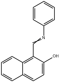 1-((PHENYLIMINO)METHYL)NAPHTHALEN-2-OL Struktur