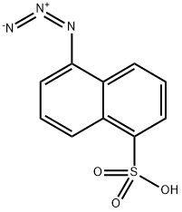 1-azidonaphthalene-5-sulfonate Struktur