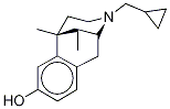 (2R,11R)-3-(Cyclopropylmethyl)-1,2,3,4,5,6-hexahydro-6,11-dimethyl-2α,6α-methano-3-benzazocine-8-ol Struktur