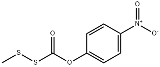 4-nitrophenoxycarbonyl methyl disulfide Struktur