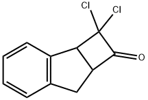 2,2-DICHLORO-2,2A,7,7A-TETRAHYDRO-1H-CYCLOBUTA[A]INDEN-1-ONE Struktur