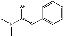 Ethenethiol,  1-(dimethylamino)-2-phenyl- Struktur