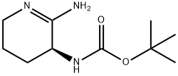 Carbamic acid, (2-amino-3,4,5,6-tetrahydro-3-pyridinyl)-, 1,1-dimethylethyl Struktur