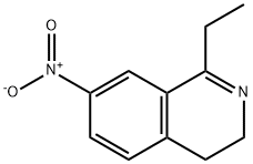 Isoquinoline, 1-ethyl-3,4-dihydro-7-nitro- (9CI) Struktur