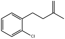 4-(2-Chlorophenyl)-2-methylbut-1-ene Struktur