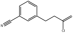 2-CHLORO-4-(3-CYANOPHENYL)-1-BUTENE Struktur