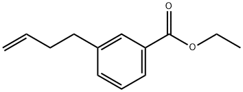 4-(3-CARBOETHOXYPHENYL)-1-BUTENE Struktur