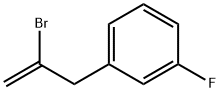 2-BROMO-3-(3-FLUOROPHENYL)-1-PROPENE Struktur