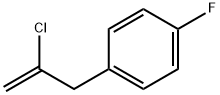 2-CHLORO-3-(4-FLUOROPHENYL)-1-PROPENE Struktur