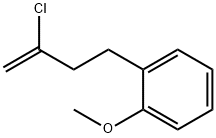 2-CHLORO-4-(2-METHOXYPHENYL)-1-BUTENE Struktur