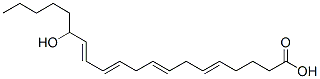 (5E,8E,11E,13E)-15-hydroxyicosa-5,8,11,13-tetraenoic acid Struktur