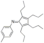 4-METHYL-N-(2,3,4,5-TETRAPROPYLCYCLOPENTA-2,4-DIENYLIDENE)ANILINE Struktur