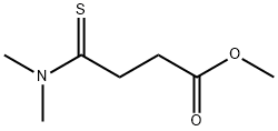 Butanoic  acid,  4-(dimethylamino)-4-thioxo-,  methyl  ester Struktur