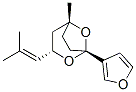 (1R,3S,5R)-1-(3-Furyl)-5-methyl-3-(2-methyl-1-propenyl)-2,8-dioxabicyclo[3.2.1]octane Struktur