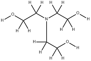 トリエタノールアミン‐D15 化學(xué)構(gòu)造式