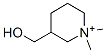 3-hydroxymethyl-N,N-dimethylpiperidinium Struktur