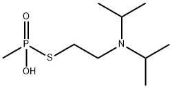 diisopropylaminoethyl methyl thiolophosphonate Struktur