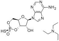 SP-ADENOSINE 3',5'-CYCLIC MONOPHOSPHOTHIOATE TRIETHYLAMINE Struktur