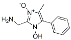 1H-Imidazole-2-methanamine, 1-hydroxy-4-methyl-5-phenyl-, 3-oxide (9CI) Struktur