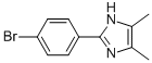 2-(4-BROMO-PHENYL)-4,5-DIMETHYL-1H-IMIDAZOLE Struktur