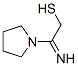 Pyrrolidine, 1-(1-imino-2-mercaptoethyl)- (9CI) Struktur