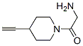 Piperidine, 1-(aminoacetyl)-4-ethynyl- (9CI) Struktur