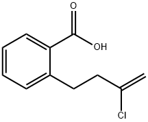 2-(3-CHLORO-3-BUTENYL)BENZOIC ACID Struktur