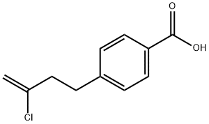 4-(3-CHLORO-3-BUTENYL)BENZOIC ACID Struktur