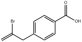 4-(2-BROMO-2-PROPENYL)BENZOIC ACID Struktur