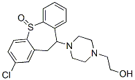 2-Chloro-10-[4-(2-hydroxyethyl)piperazino]-10,11-dihydrodibenzo[b,f]thiepin 5-oxide Struktur