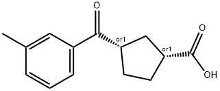 CIS-3-(3-メチルベンゾイル)シクロペンタン-1-カルボン酸 price.