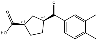 CIS-3-(3,4-DIMETHYLBENZOYL)CYCLOPENTANE-1-CARBOXYLIC ACID price.