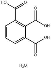 1,2,3-ベンゼントリカルボン酸 水和物 化學(xué)構(gòu)造式