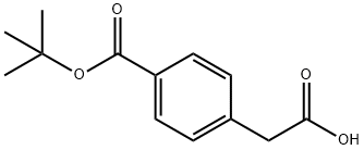 2-(4-(tert-butoxycarbonyl)phenyl)acetic acid Struktur